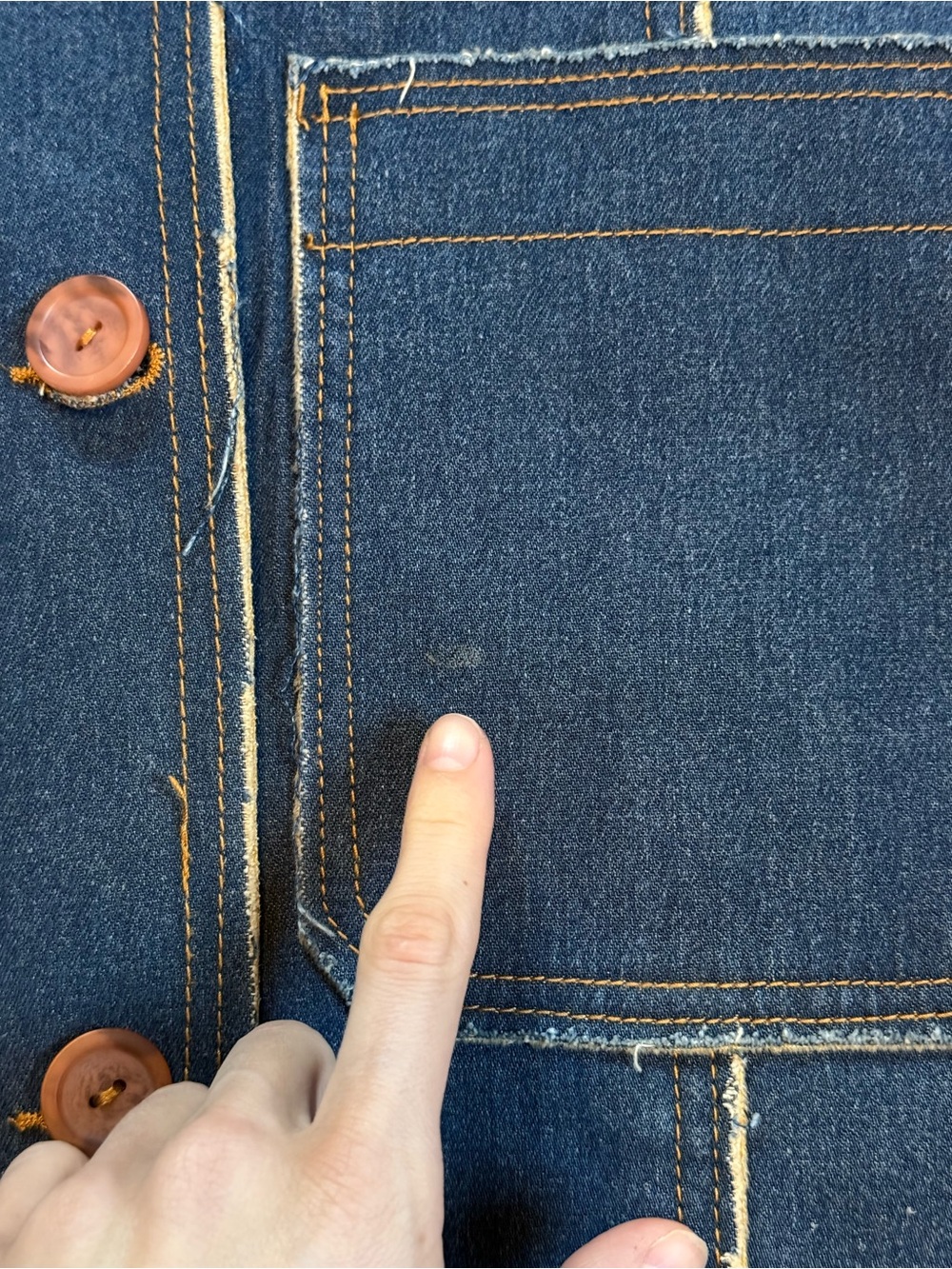 Denim Patchwork Coat - Picture 8 of 9